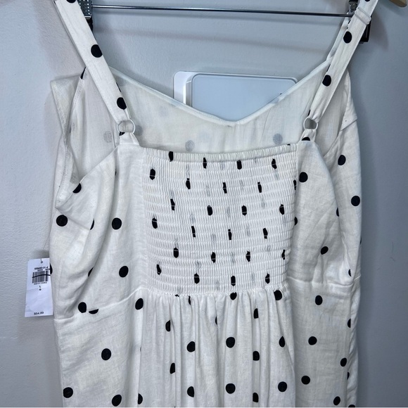 Old Navy Linen Ruffle Polka Dot Maxi Dress Size Large NWT - Picture 6 of 10